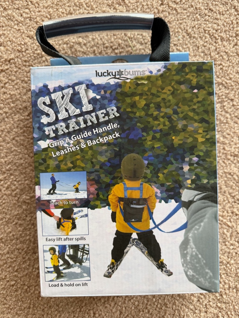 Lucky Brand Kids Ski Trainer Yellow and Blue Harness